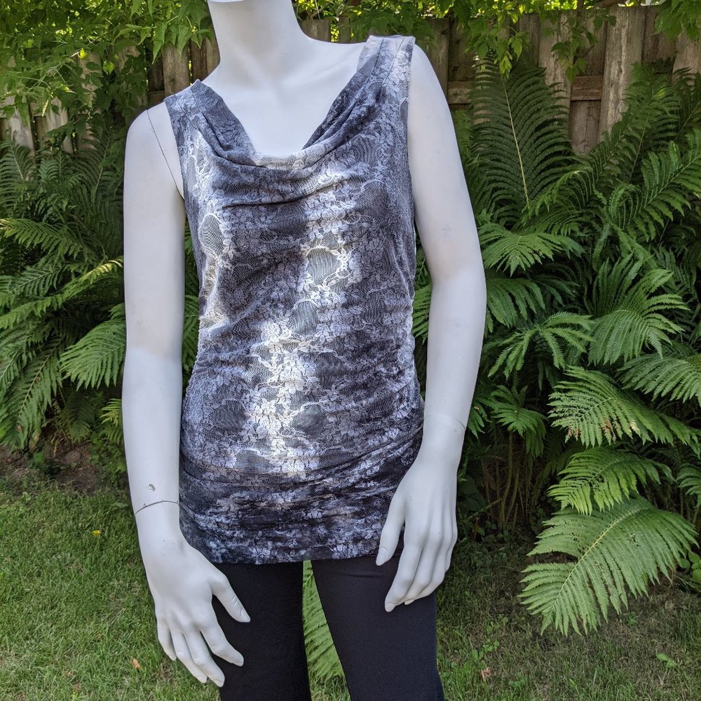 INC Lined lace tunic